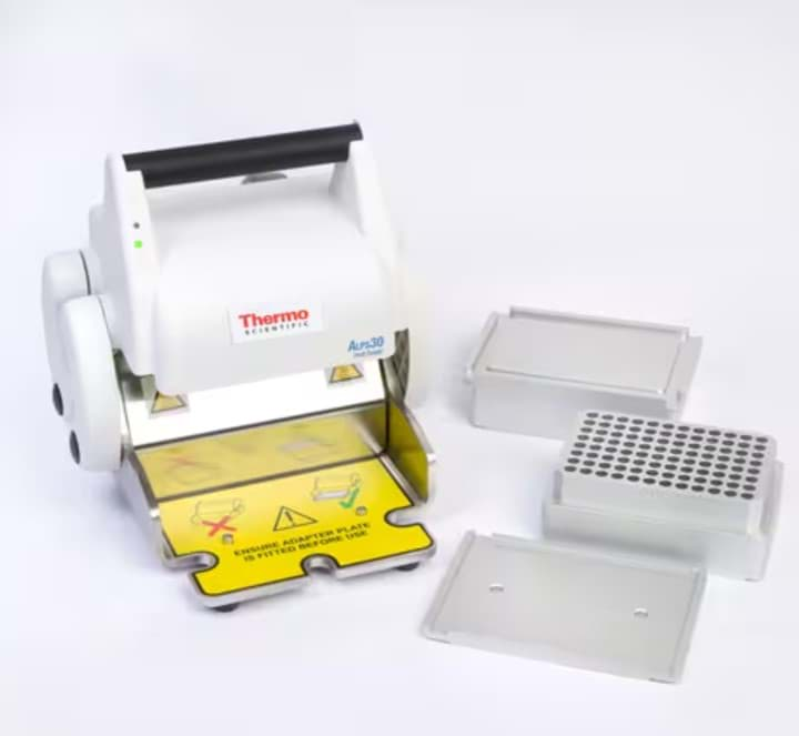 Manual heat sealer for pcr plates